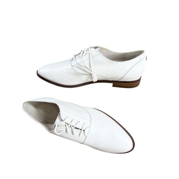Cole Haan Shoes Womens Size 8.5 Cream White Oxfords Lace Preppy Modern Classic - Picture 3 of 9